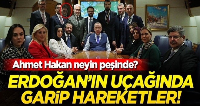 Cumhurbaşkanı Erdoğan’ın uçağında kendini gizleme çabası! Ahmet Hakan neyin peşinde?