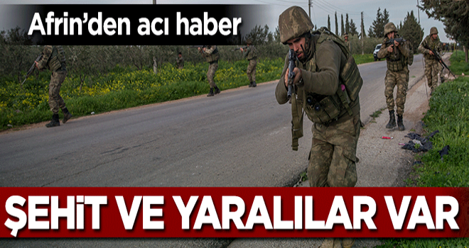 Afrin'de patlama! Şehit ve yaralılar var