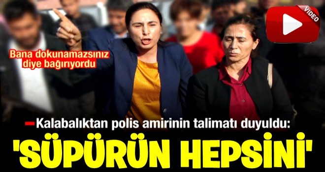 Şanlıurfa'da HDP'liler yine olay çıkardı! Polis: Süpür hepsini