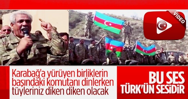 Azerbaycan askerleri Karabağ'da ilerleyişini kutladı