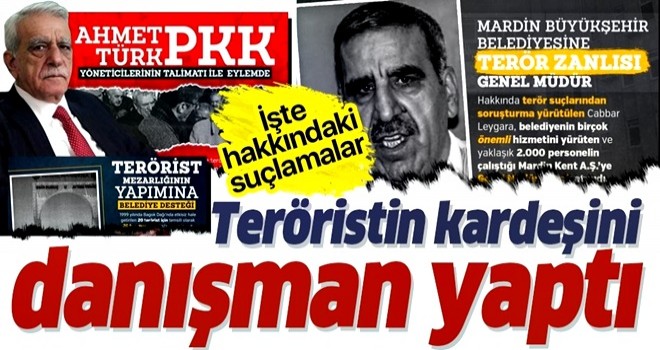 Ahmet Türk'ün "Zagros Bahoz" kod adlı teröristin kardeşini danışman yaptığı deşifre oldu! .