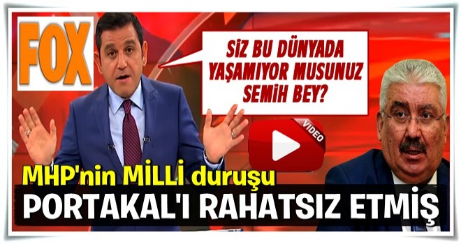 Portakal'dan Semih Yalçın'a: 'Siz bu dünyada yaşamıyor musunuz?'