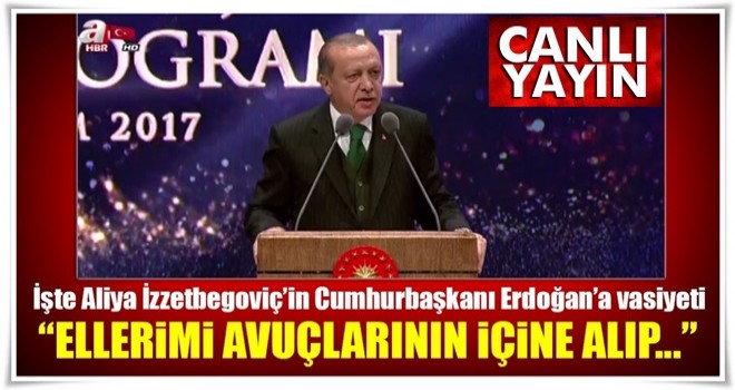 Cumhurbaşkanı Erdoğan konuşuyor - CANLI