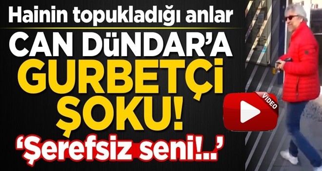 Hain Can Dündar'a, Almanya'da gurbetçi şoku! "Şerefsiz seni"