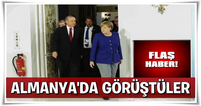 Almanya'da Erdoğan ve Merkel'den kritik görüşme!