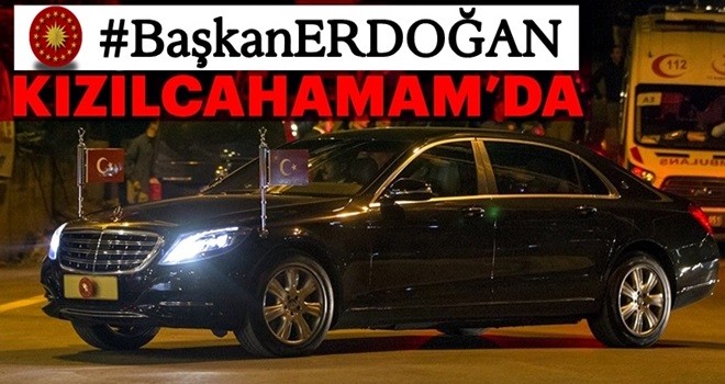 Başkan Erdoğan Kızılcahamam'da