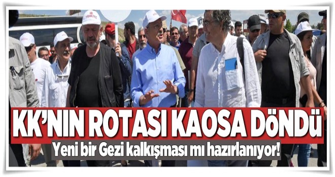 KK'nın rotası kaosa döndü .