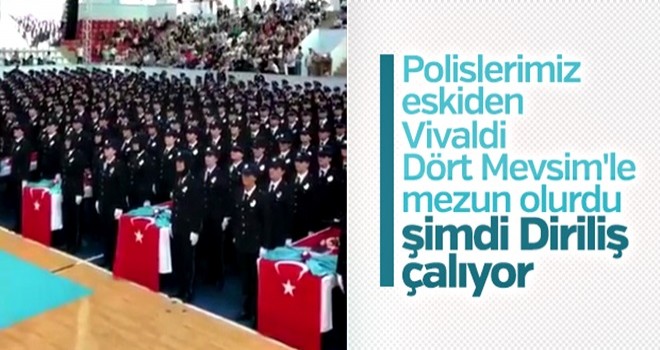 POMEM mezuniyet töreninde Diriliş müziği çaldı