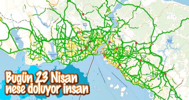 İstanbul'da yollar boş kaldı