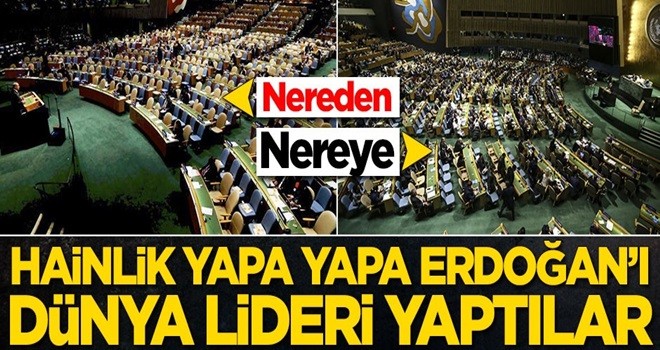 Nereden nereye? Hainlik yapa yapa Erdoğan'ı dünya lideri yaptılar