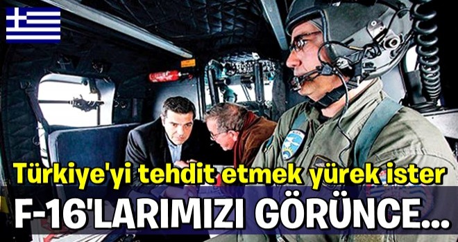 Çipras'ı Türk F-16'larını görünce paniğe kapıldı