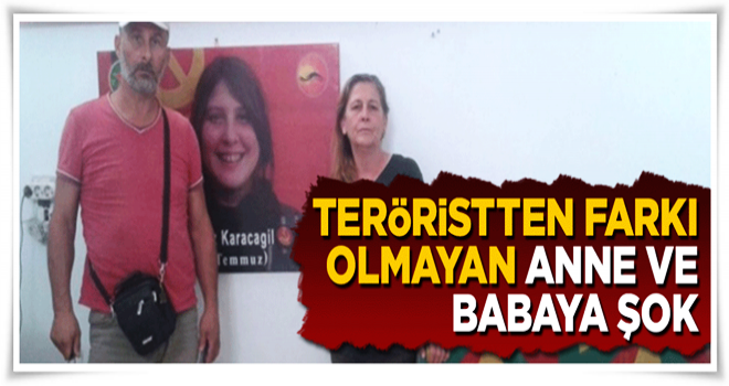 Kırmızı fularlı teröristin anne ve babası gözaltına alındı