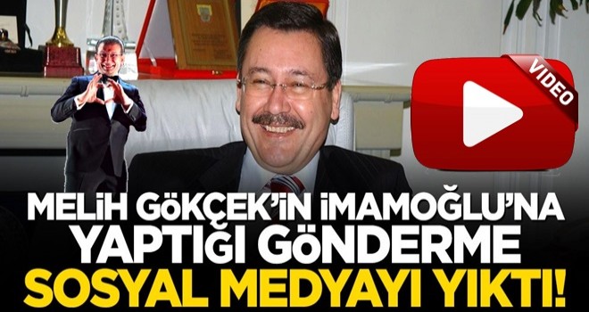 Melih Gökçek’in İmamoğlu’na yaptığı gönderme sosyal medyayı yıktı!