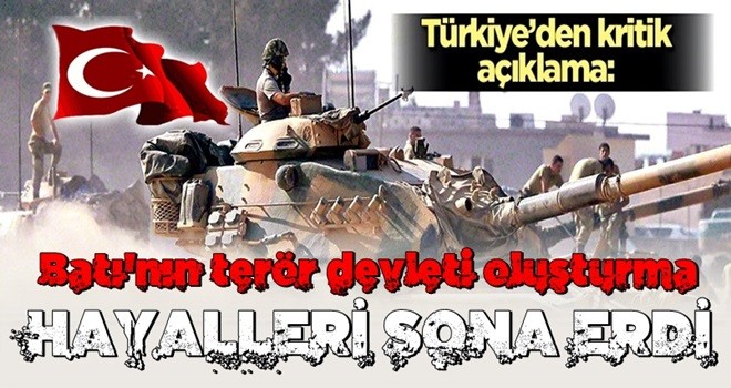 Türkiye’den kritik açıklama: Hayalleri sona erdi