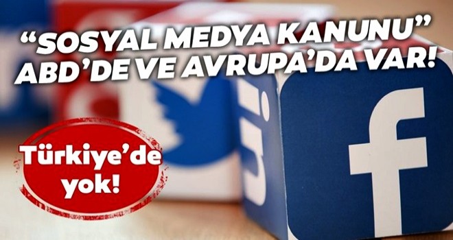 Başkan Erdoğan'ın gündeme getirdiği "Sosyal medya kanunu" Avrupa ve ABD'de var Türkiye'de yok!