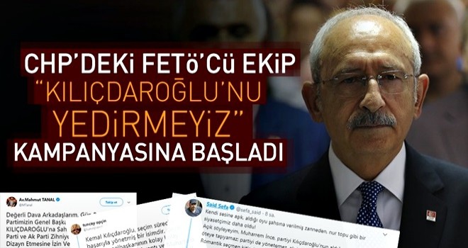 FETÖ Kılıçdaroğlu'na kalkan oluyor .