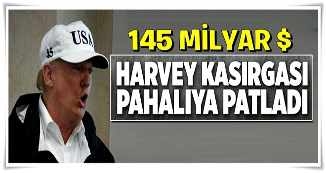 Harvey kasırgası pahalıya patladı .