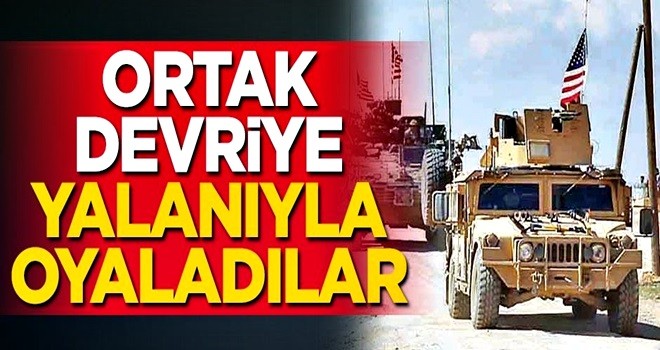 ABD’den terör devriyesi yüzsüzlüğü!