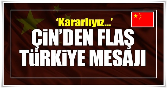 Çin'den Suriye krizinde Türkiye ile iş birliği mesajı!