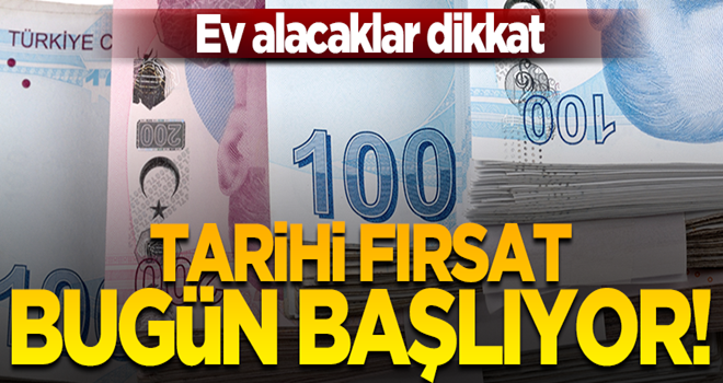 Vatandaşların merakla beklediği konut fırsatı başlıyor!