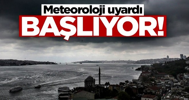 Meteoroloji uyardı! Sağanak ve kar etkili olacak