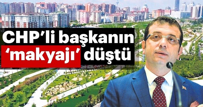 CHP’li başkanın makyajı döküldü