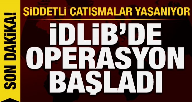 Suriye Milli Ordusu İdlib'in güneyinde operasyon başlattı