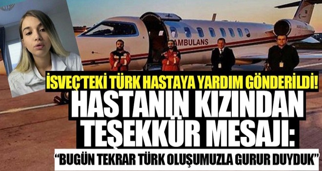 İsveç'teki Türk hasta Emrullah Gülüşken'in kızlarından 'teşekkür' mesajı