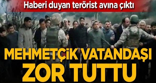 Haberi duyan koştu! Mehmetçik vatandaşı zor tuttu