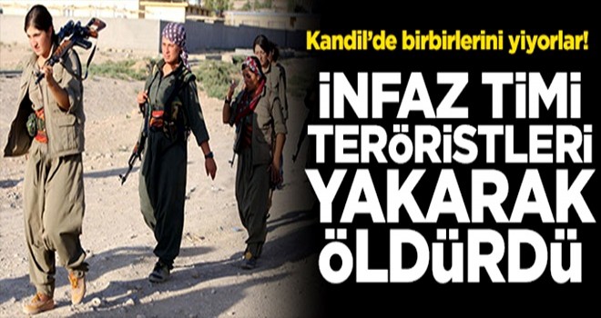 Kandil’de İNFAZ ! Teröristleri yakarak öldürdüler...