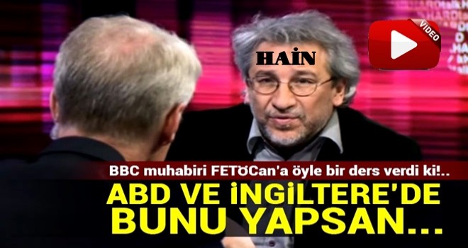 BBC Can Dündar'ı böyle rezil etti!