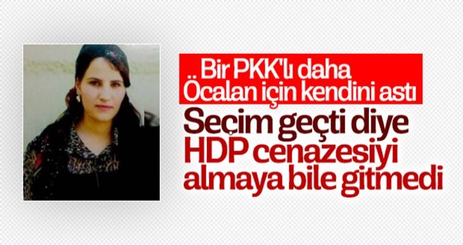 HDP bu kez terörist cenazesine gitmedi