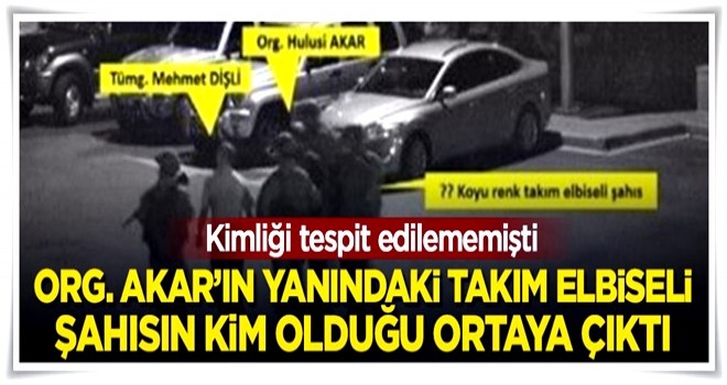 Hulusi Akar'ın yanındaki takım elbiseli kişinin kim olduğu ortaya çıktı