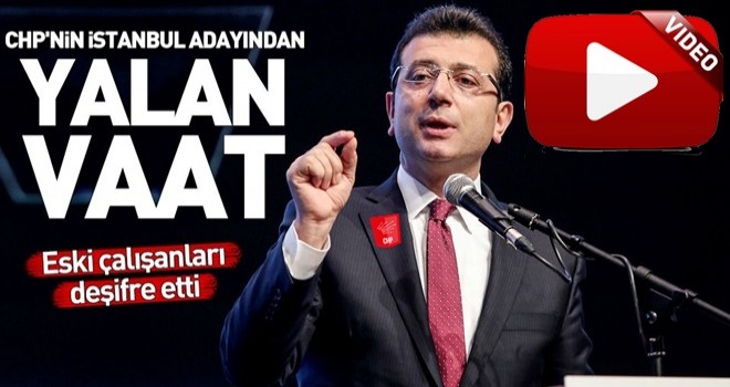 Ekrem İmamoğlu'nun yalan vaadini eski çalışanları ortaya çıkardı