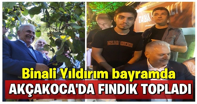 Binali Yıldırım ve Eşi bayramı Akçakoca'da geçirdi..