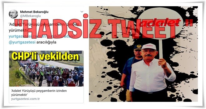 CHP'li vekilden skandal! 'Peygamberin izinden...'