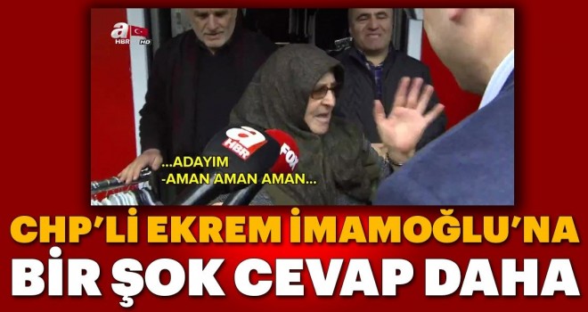 Ekrem İmamoğlu'na bir şok cevap daha: