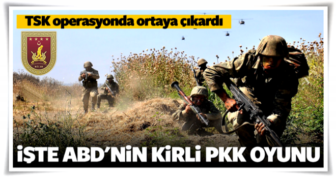 TSK operasyonunda ABD ve PKK ortaklığı kanıtlandı