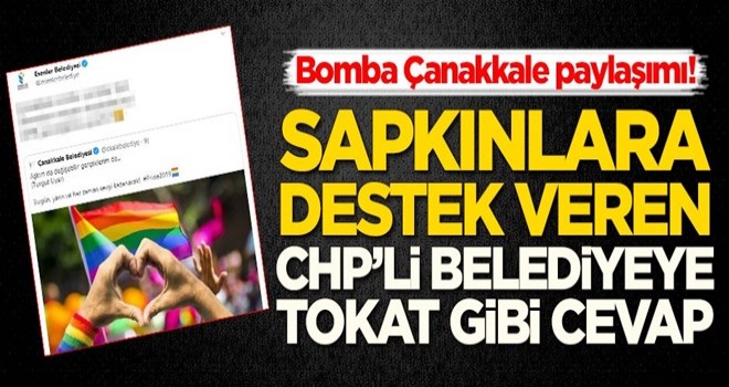 Sapkınlara destek veren CHP'li belediyeye tokat gibi cevap