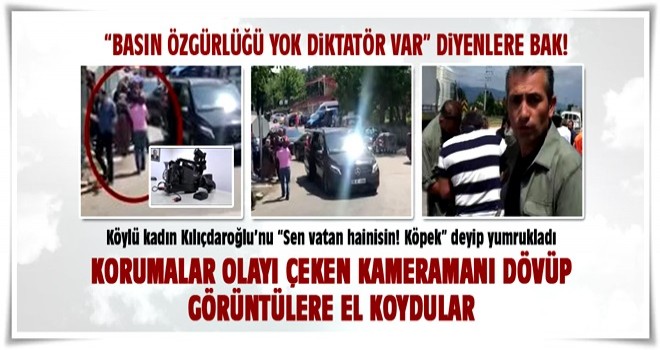 Köylü kadın 'Sen vatan hainisin! Köpek!' deyip Kılıçdaroğlu'nu yumrukladı.