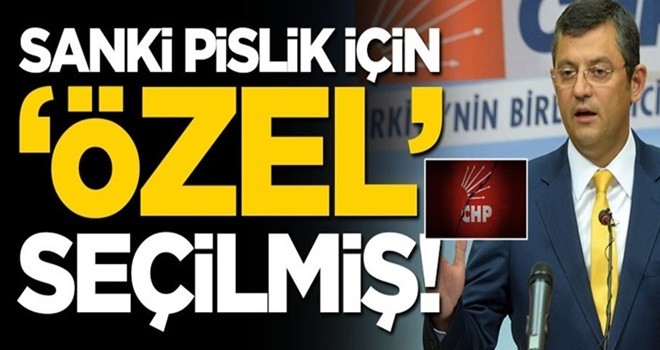 Pislik için ‘Özel’ seçilmiş