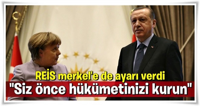 Cumhurbaşkanı Erdoğan'dan AB'ye 'Merkel' göndermesi .