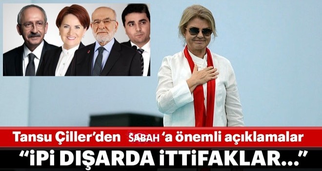 Tansu Çiller'den dikkat çeken HDP açıklaması: 5 benzemezin derdi...