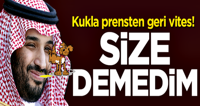 Kukla prensten geri vites: Size demedim