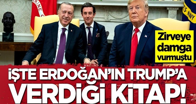 Zirveye damga vurmuştu! İşte Erdoğan'ın Trump'a verdiği kitap