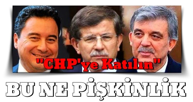 Parti kuracağı iddia edilen Davutoğlu, Gül ve Babacan hakkında çarpıcı yazı: ''CHP'ye katılın''