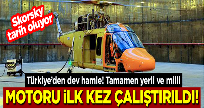 Tamamen yerli ve milli! T625 Genel Maksat Helikopteri'nin motoru ilk kez çalıştırıldı