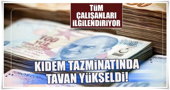 Kıdem tazminatına asgari ücret ayarı