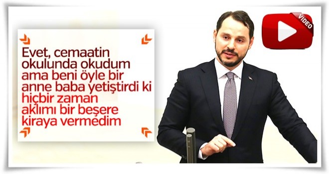 Berat Albayrak'tan 'cemaat' açıklaması