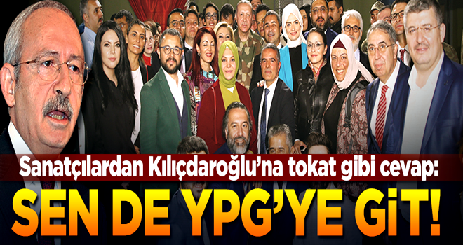 ‘Biz Mehmetçiğe gittik sen de YPG’ye git’